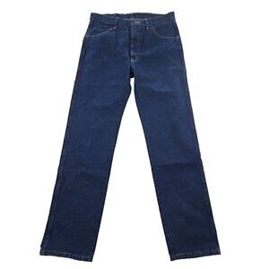 NEW Rustler by Wrangler Heavyweight Jeans Men's 35x34 Dark Wash NWT‎ Straight